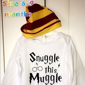 Harry Potter onesie w/ beanie